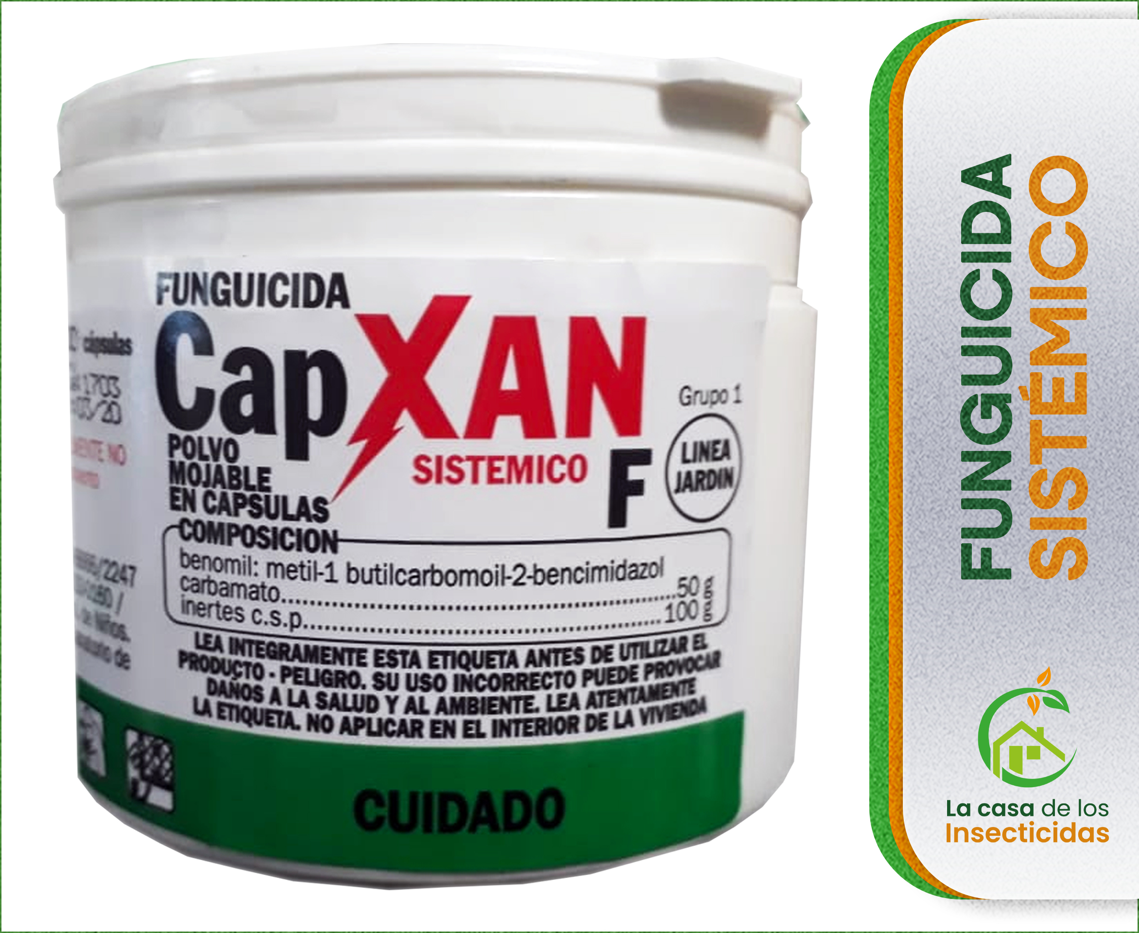 Capxan F Fungicida Control de Hongos x 100 capsulas.